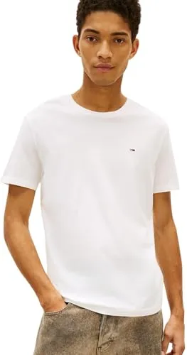 Tommy Jeans TJM XSLIM T-Shirt Herren 3er-Pack Ecru XXL