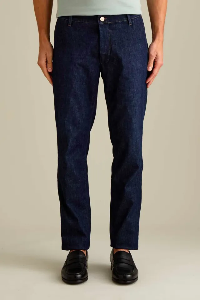 Jeckerson Jack Jeans Herren dunkelblau Slim Fit Denim