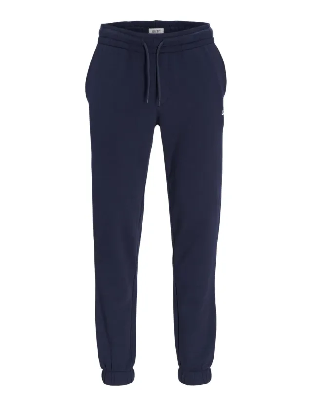 JJ Rebel JREBGORM Logo Sweatpants Herren Schwarz Baumwolle