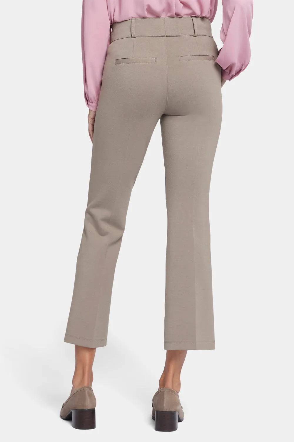 NYDJ Pull-On Flared Ankle Hose Saddlewood figurformend