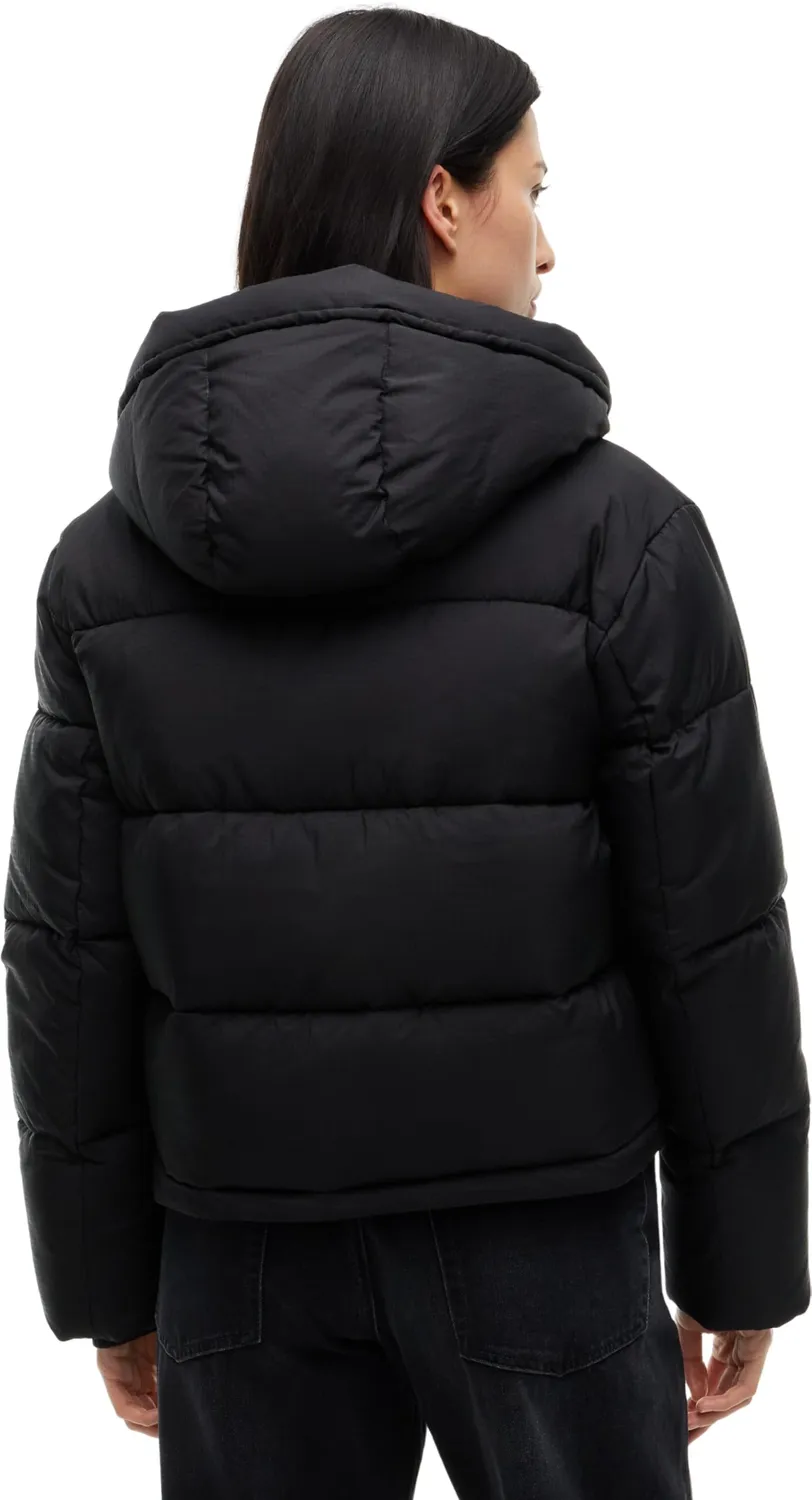 Tommy Jeans Pufferjacke Damen mit Kapuze Winter gesteppt