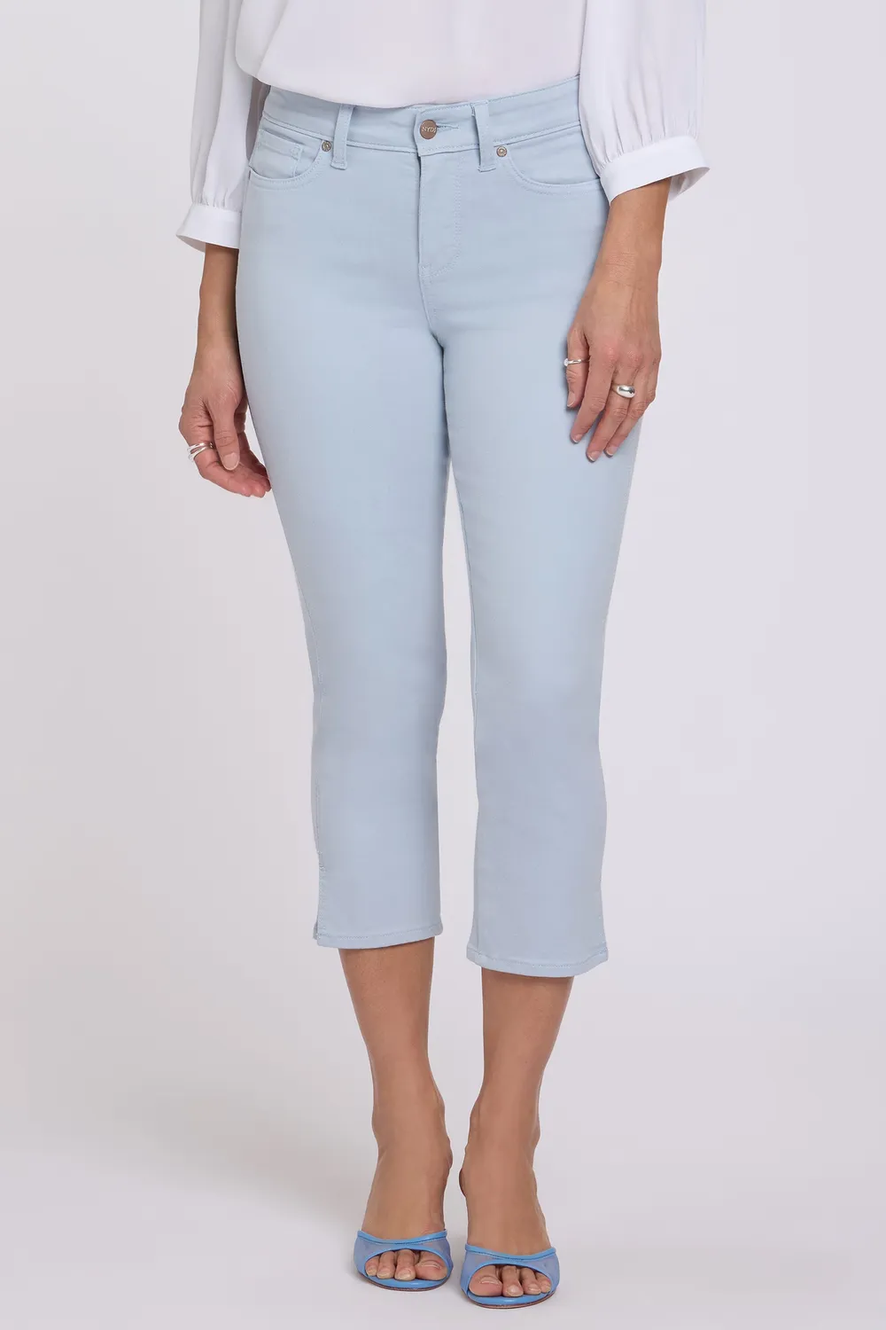 NYDJ Chloe Capri Jeans Blue Clover kurz