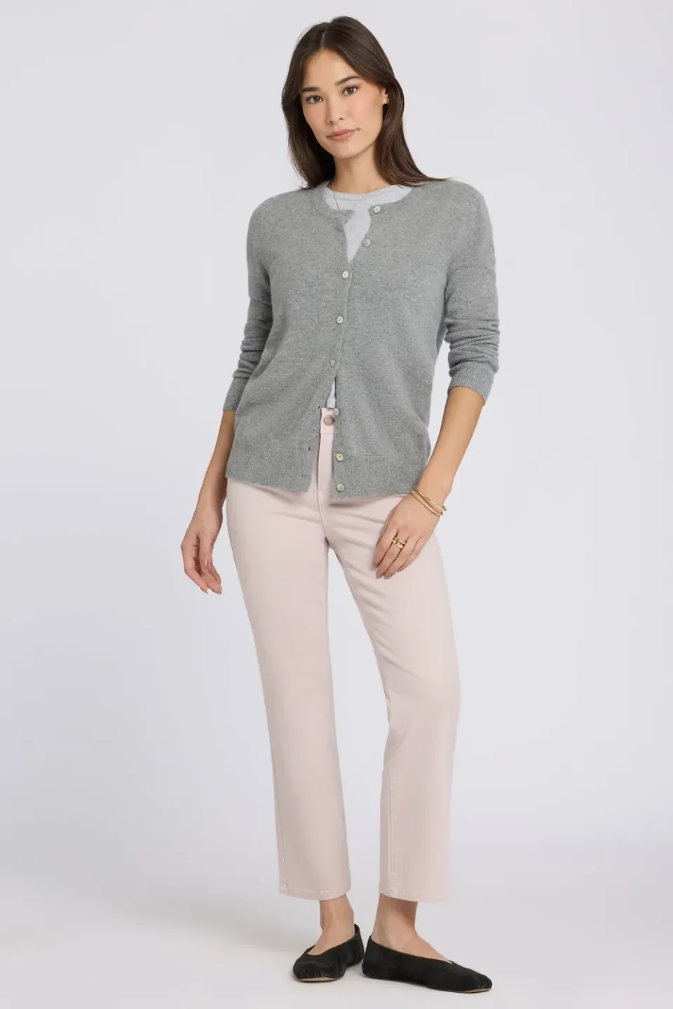 NYDJ Marilyn Straight Ankle Jeans Rock Flower Rosa