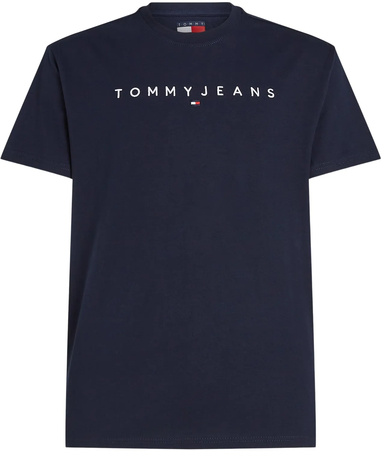 Tommy Jeans Reg Linear T-Shirt Herren Dunkelblau