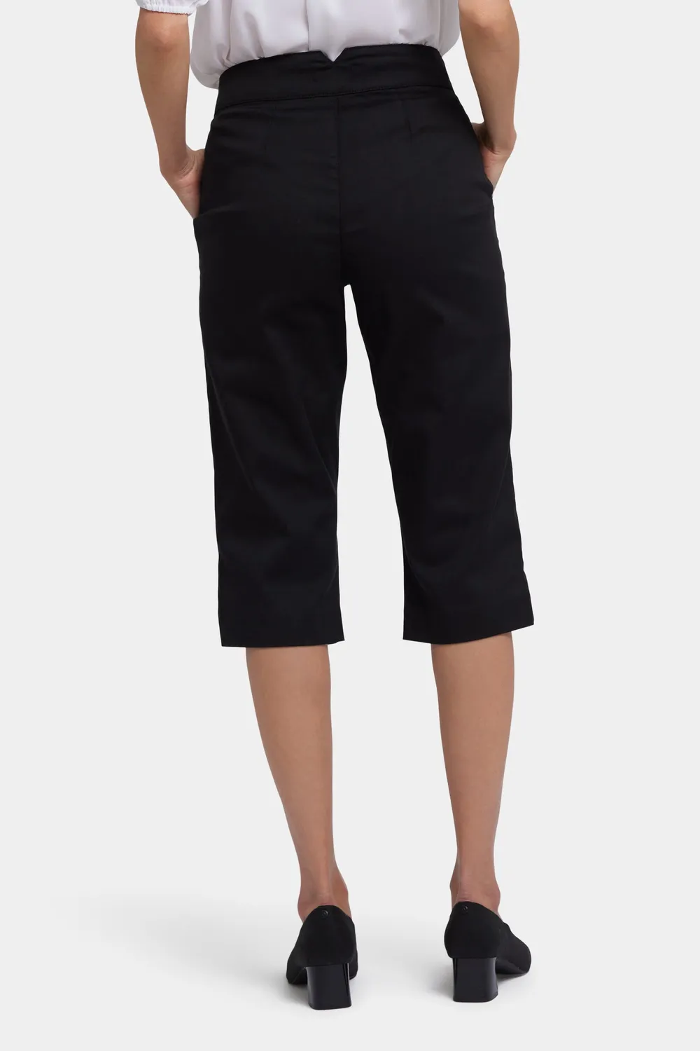 NYDJ Payton Pedal Pushers Caprihose Schwarz Slim