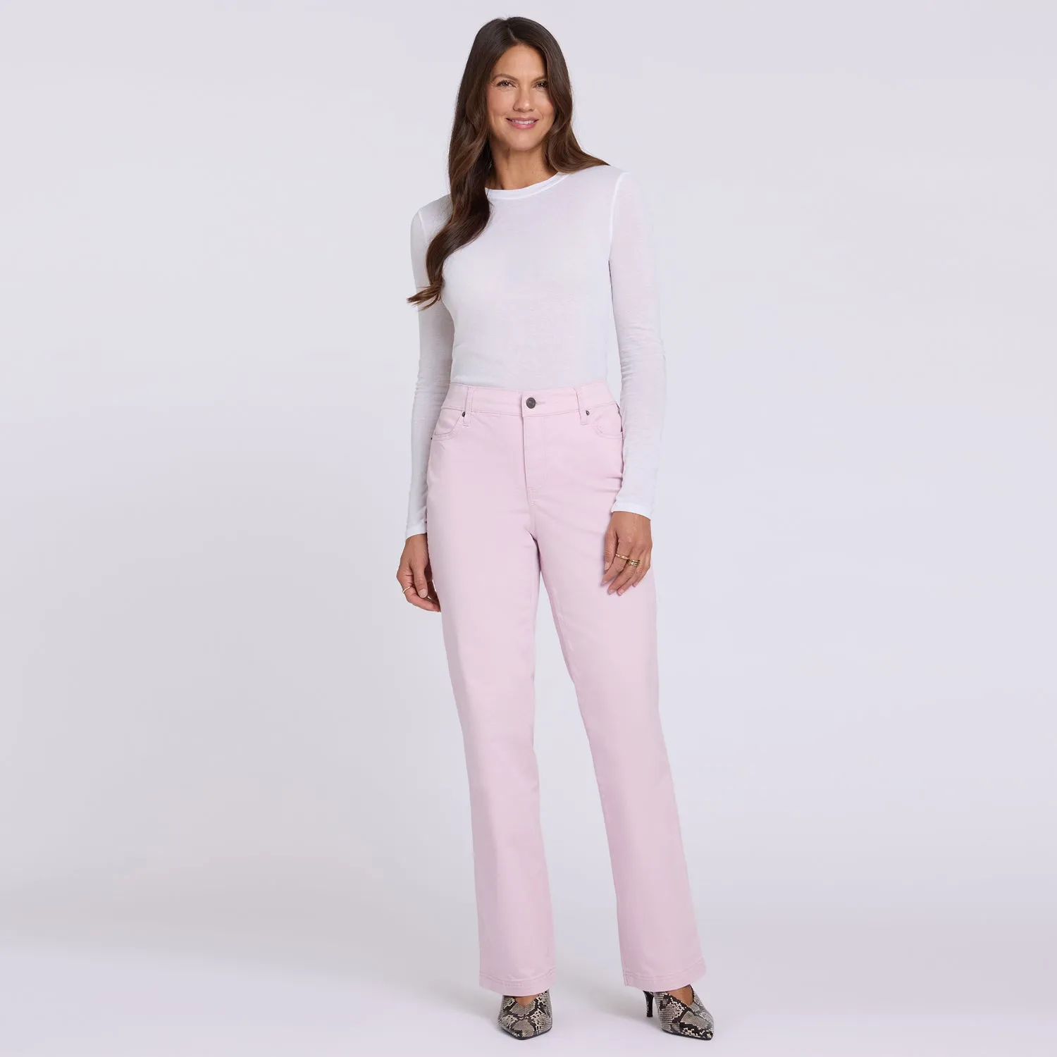 NYDJ Adjustable Marilyn Straight Pants Helllila