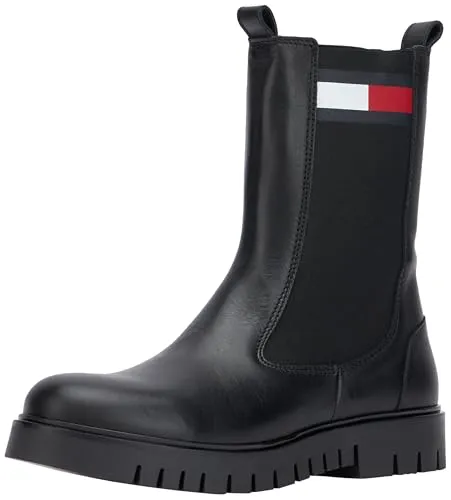 Tommy Jeans Chelsea Boots Leder Damen 39