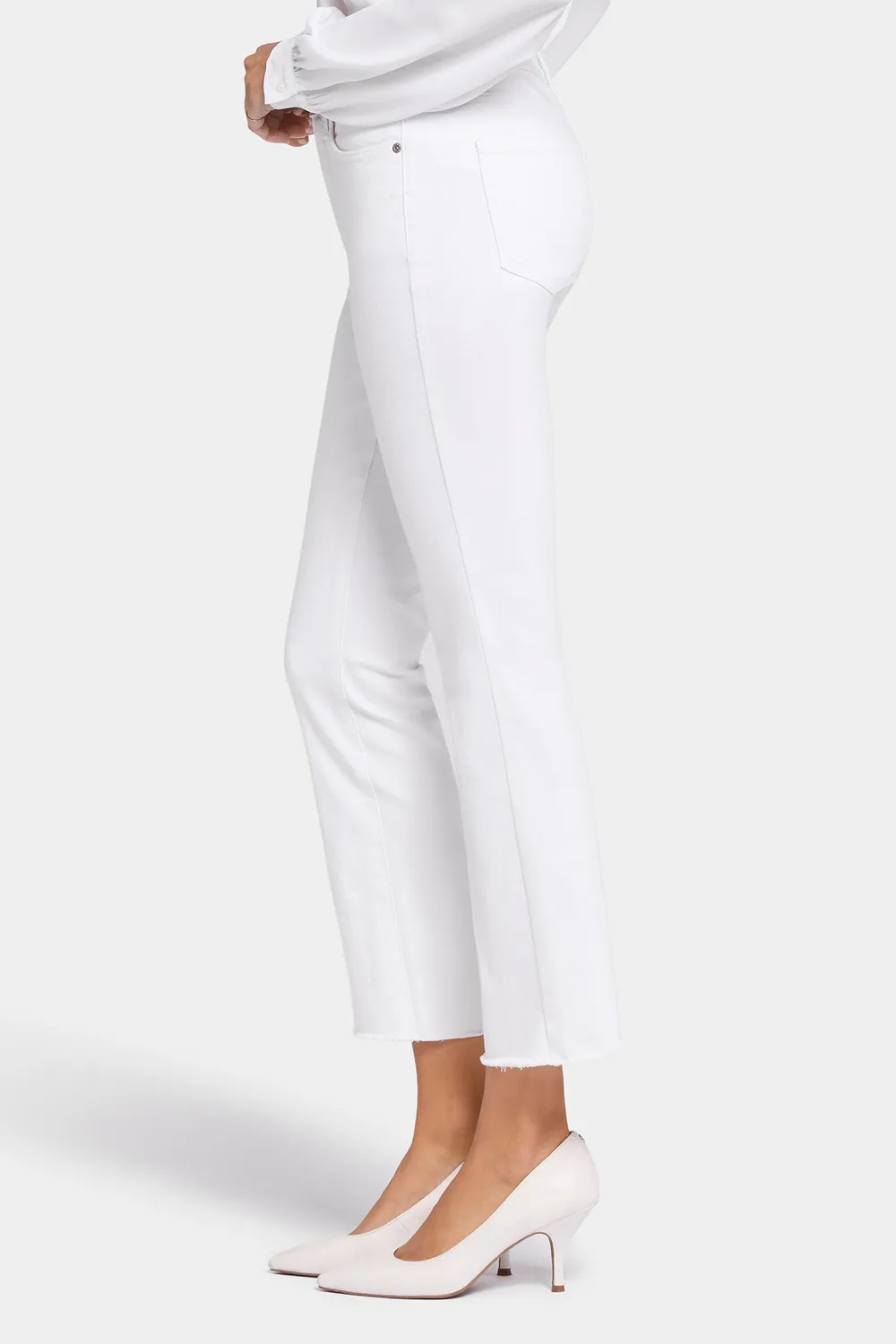 NYDJ Billie Mini Bootcut Jeans Optic White