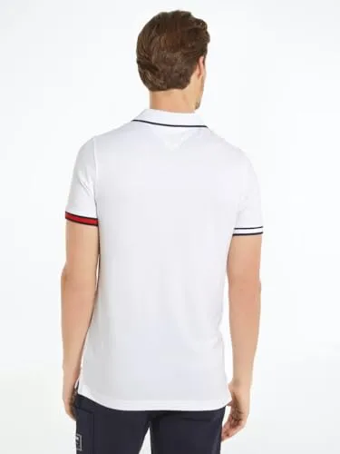 Tommy Jeans TJM REG Flag Cuffs Polo XS Baumwolle