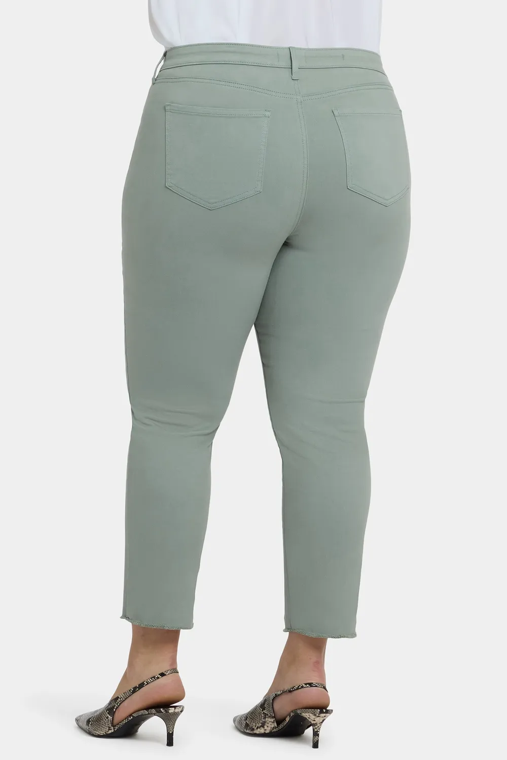NYDJ Sheri Slim Plus Ankle Jeans Mistletoe Grün