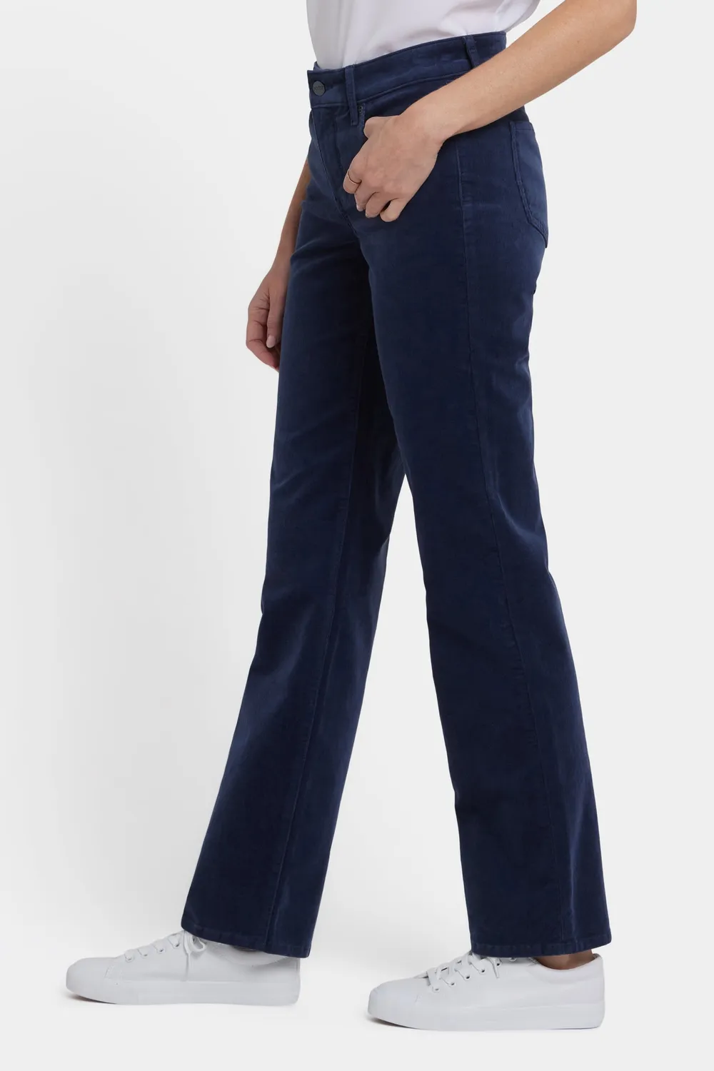 NYDJ Marilyn Straight Hose Dark Night Cord
