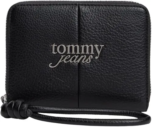 Tommy Jeans Bold Geldbörse Handschlaufe Schwarz Damen