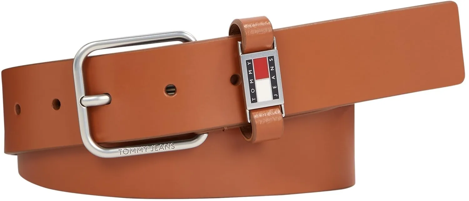Tommy Jeans Scanton 3,5 cm Herren Gürtel Leder Schwarz