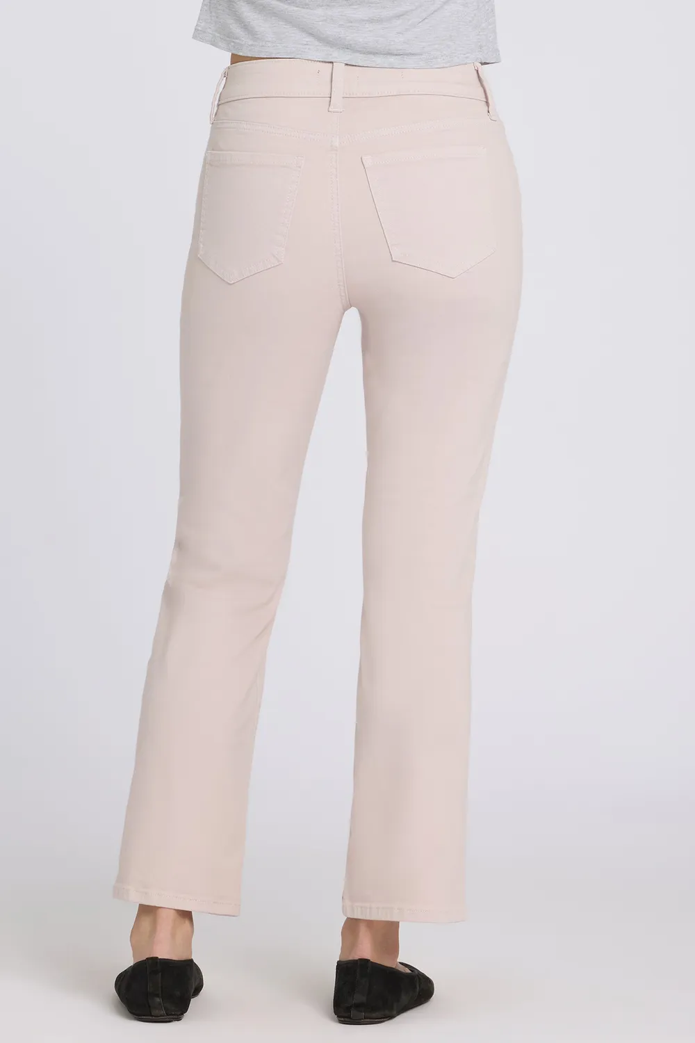 NYDJ Marilyn Straight Ankle Jeans Rock Flower Rosa