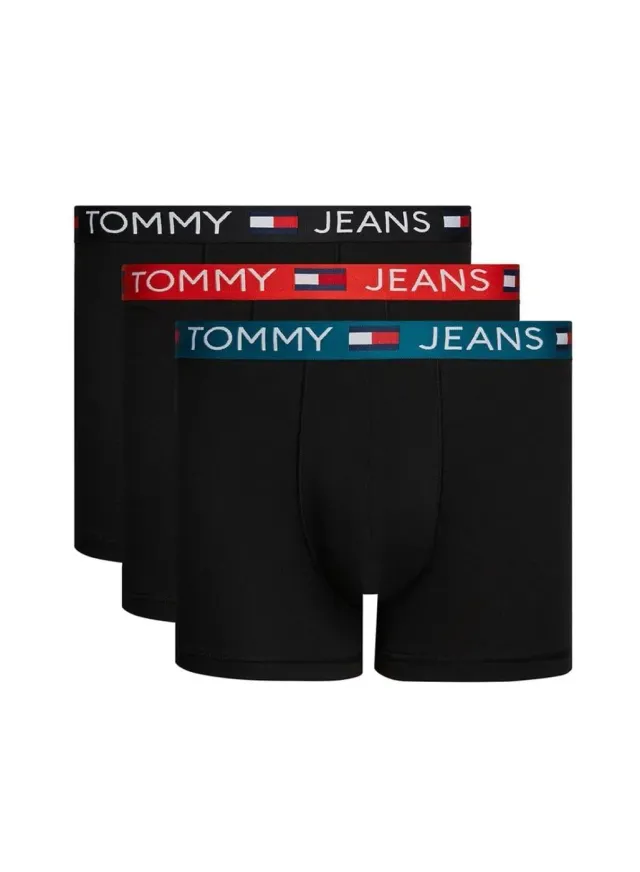 Tommy Jeans Trunks 3er Pack Boxershorts L Gelb Stretch