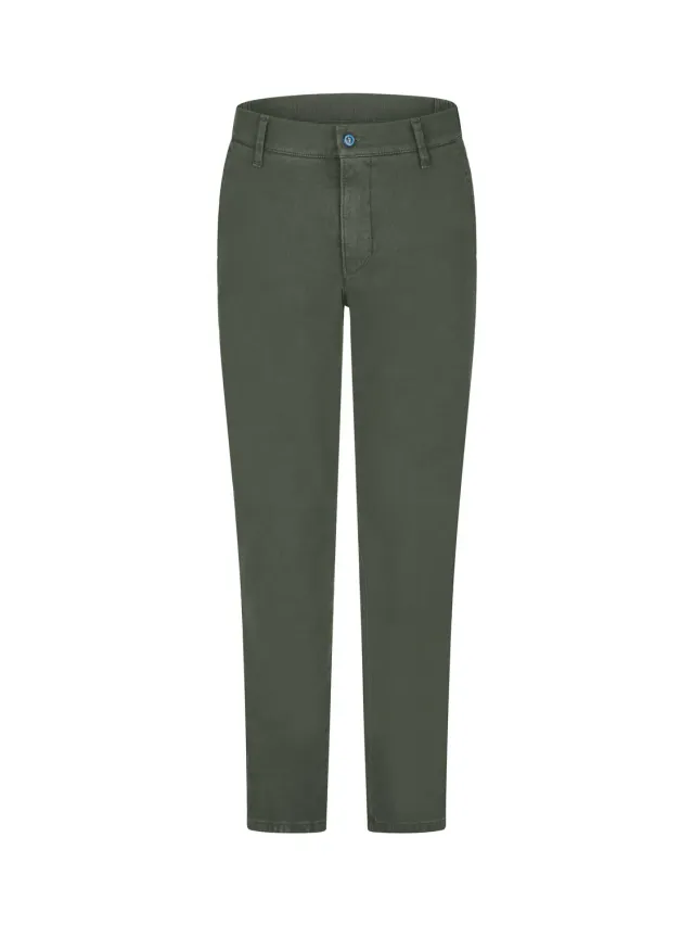 Club of Comfort Foxx 8214 Chino dunkelgrün Slim Fit