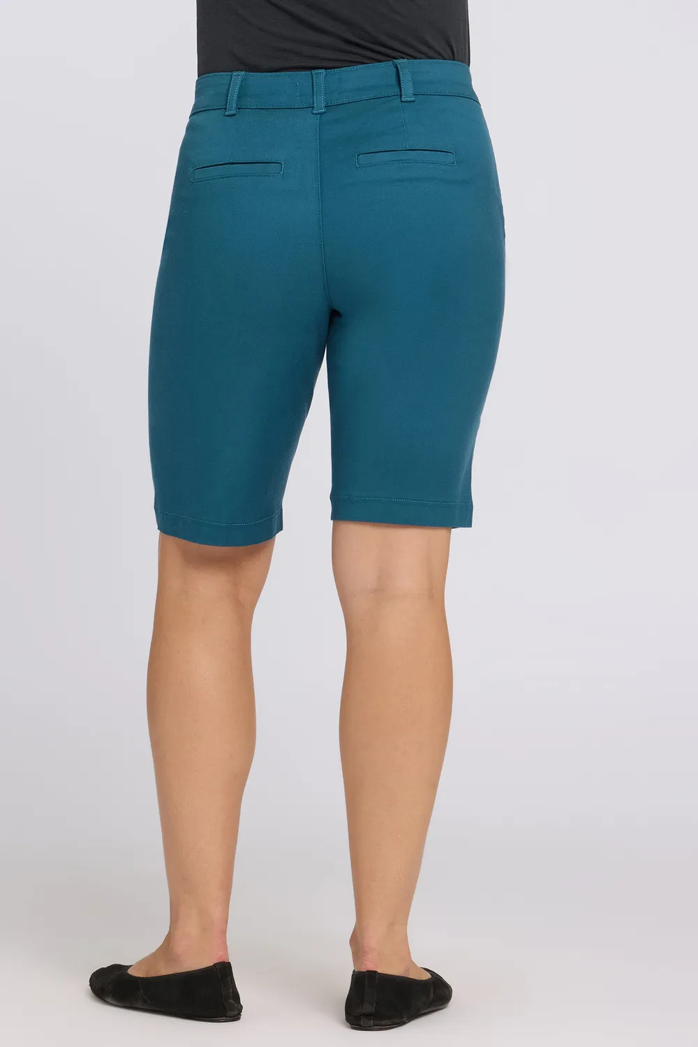 NYDJ Bermuda Shorts Blue Lake Stretch-Twill