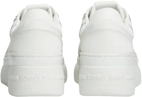 Tommy Jeans TJW Retro Basket Flatform Sneaker Weiß