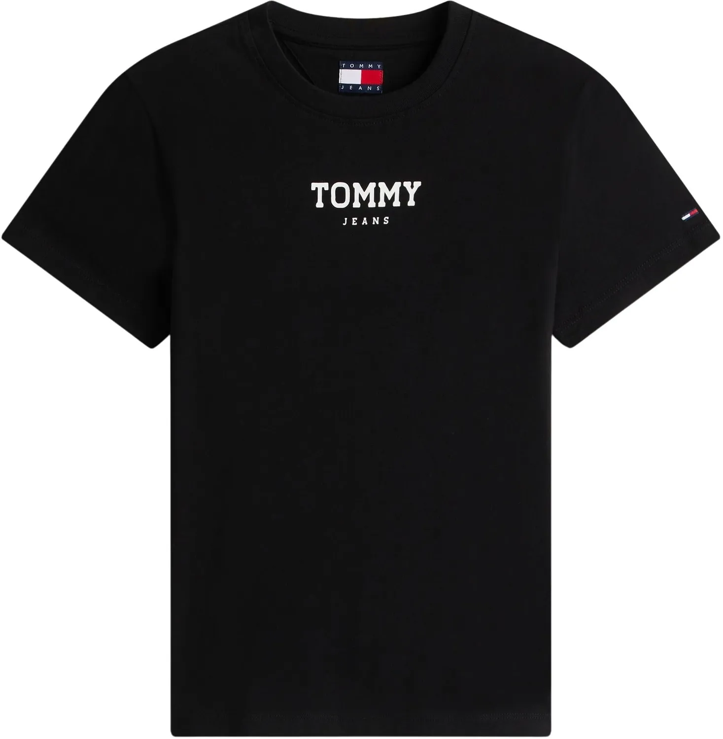 Tommy Jeans S/S T-Shirt Damen Schwarz Gr. L