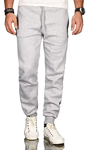 Alessandro Salvarini AS070 Jogginghose Herren mit Bündchen