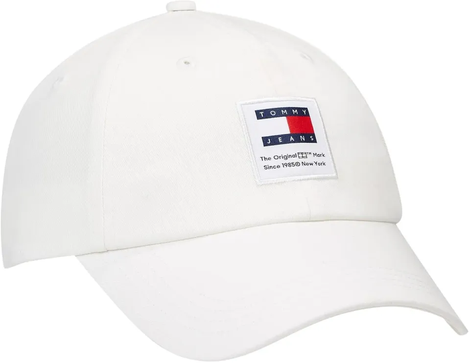 Tommy Jeans Modern Patch Basecap Elfenbein