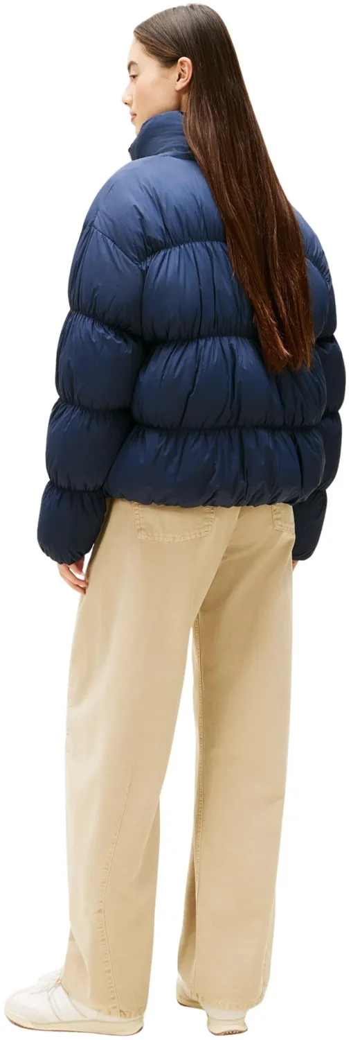 Tommy Jeans Ruched Pufferjacke XL Damen Daunenjacke