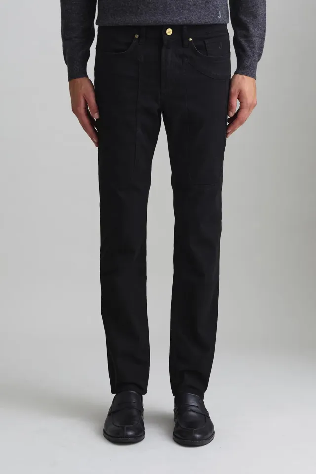 Jeckerson John Chino Hose Schwarz Slim Fit