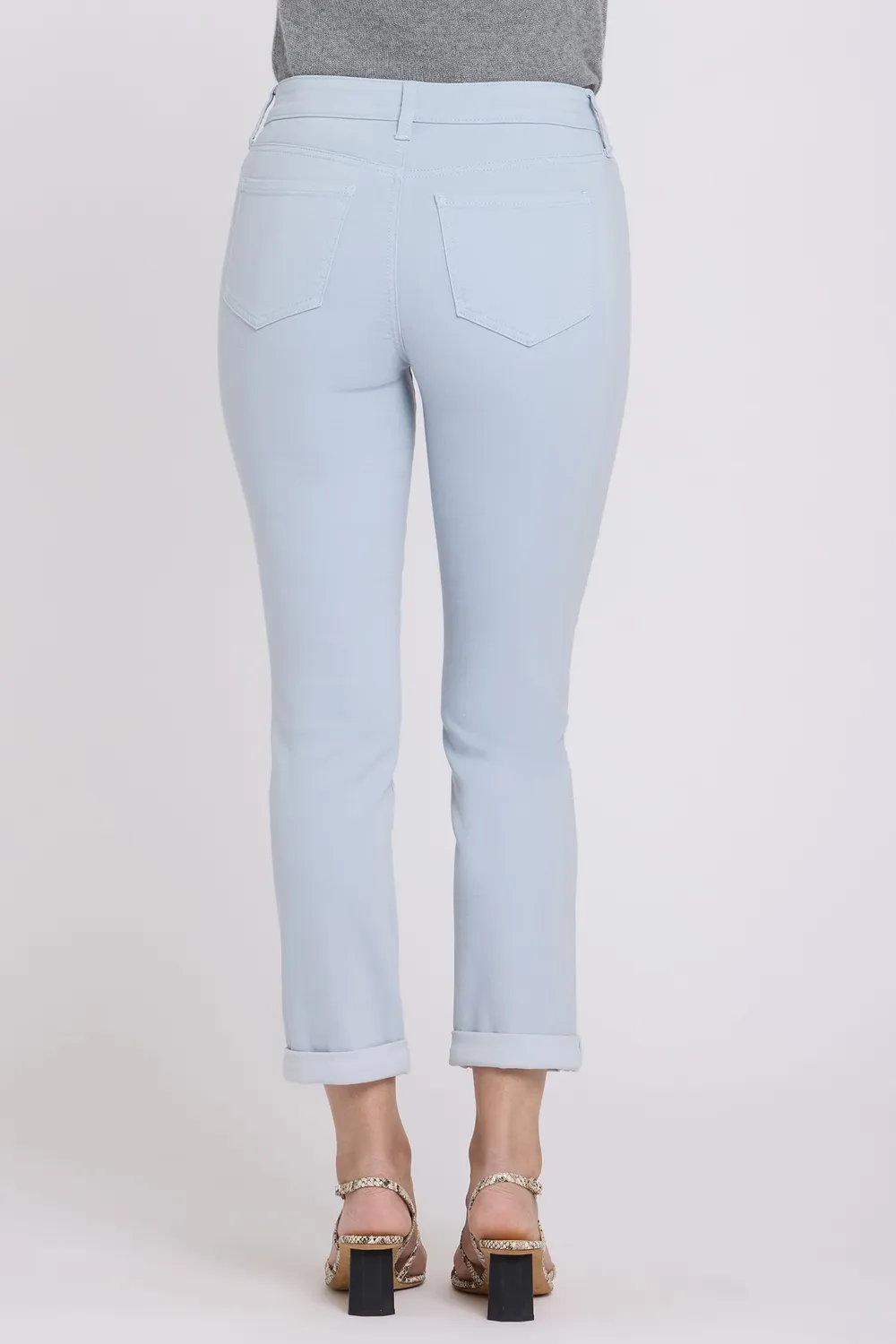 NYDJ Sheri Slim Straight Ankle Jeans Blue Clover