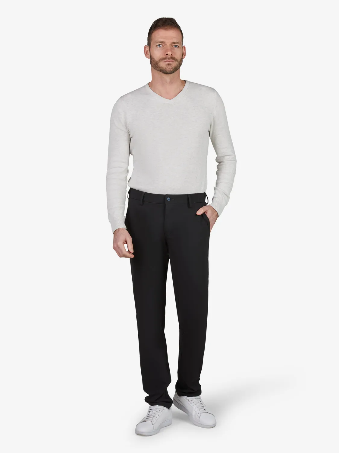 Club of Comfort Foxx 8240 Chino schwarz Slim Fit