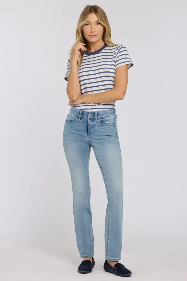 NYDJ Marilyn Straight Jeans Bloom Bound Stretch