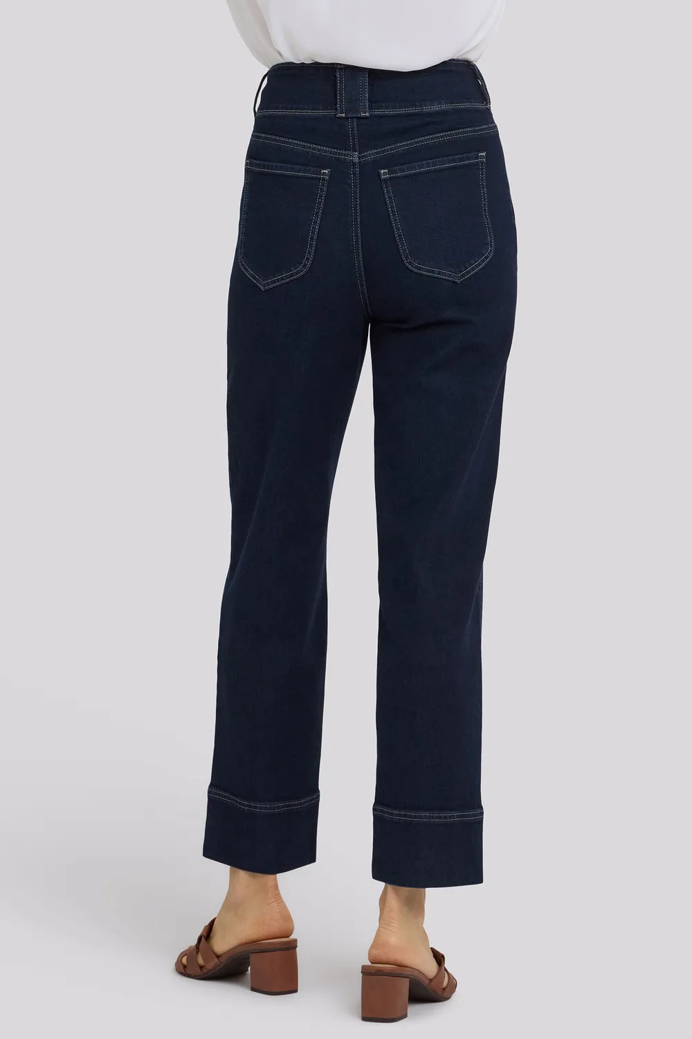 NYDJ Kasey Stovepipe Ankle Jeans Morning Tides dunkelblau