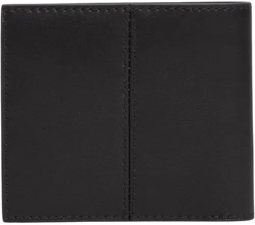 Tommy Jeans Heritage Wallet Geldbeutel Schwarz Leder