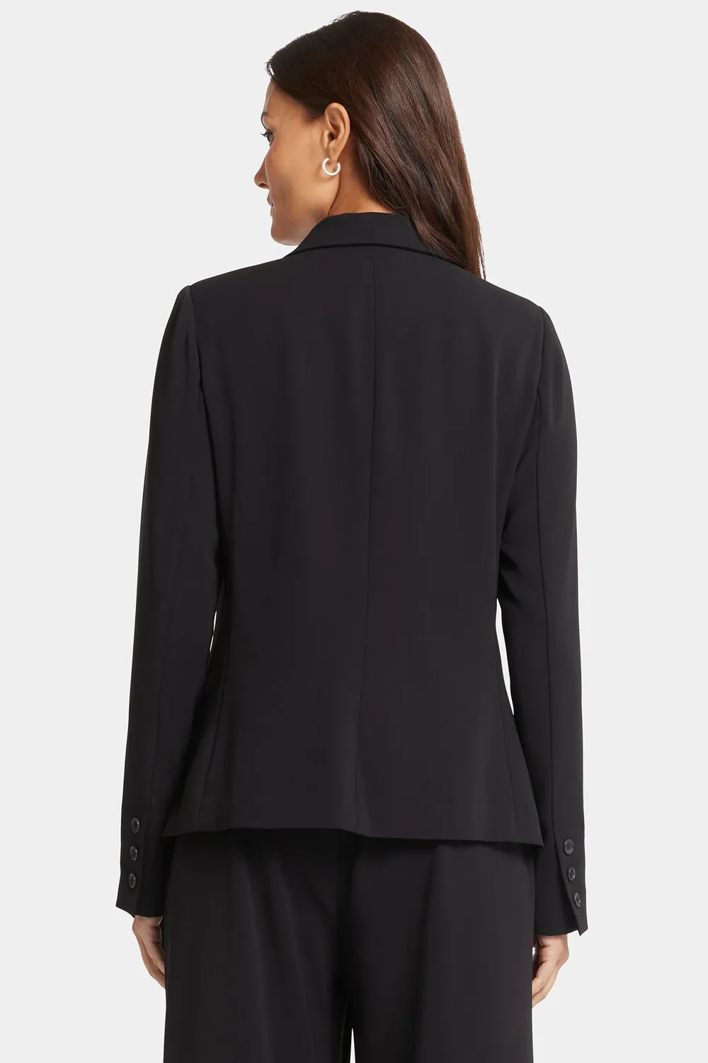 NYDJ Modern Blazer Jacke Schwarz M Zweireiher