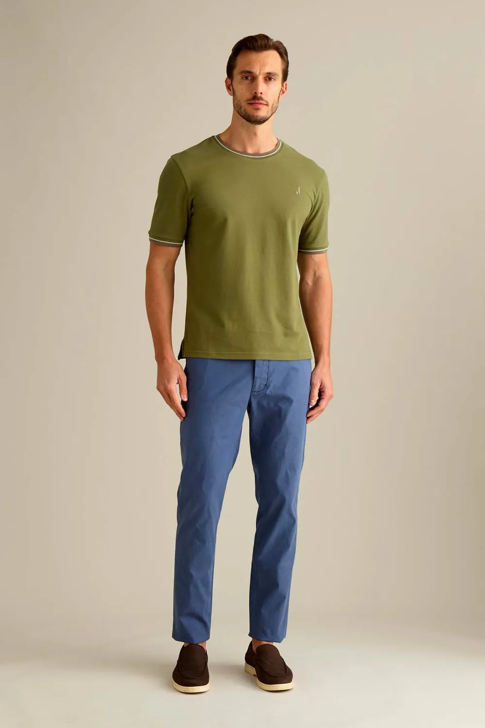 Jeckerson Jack Chino Hose Blau Slim Fit