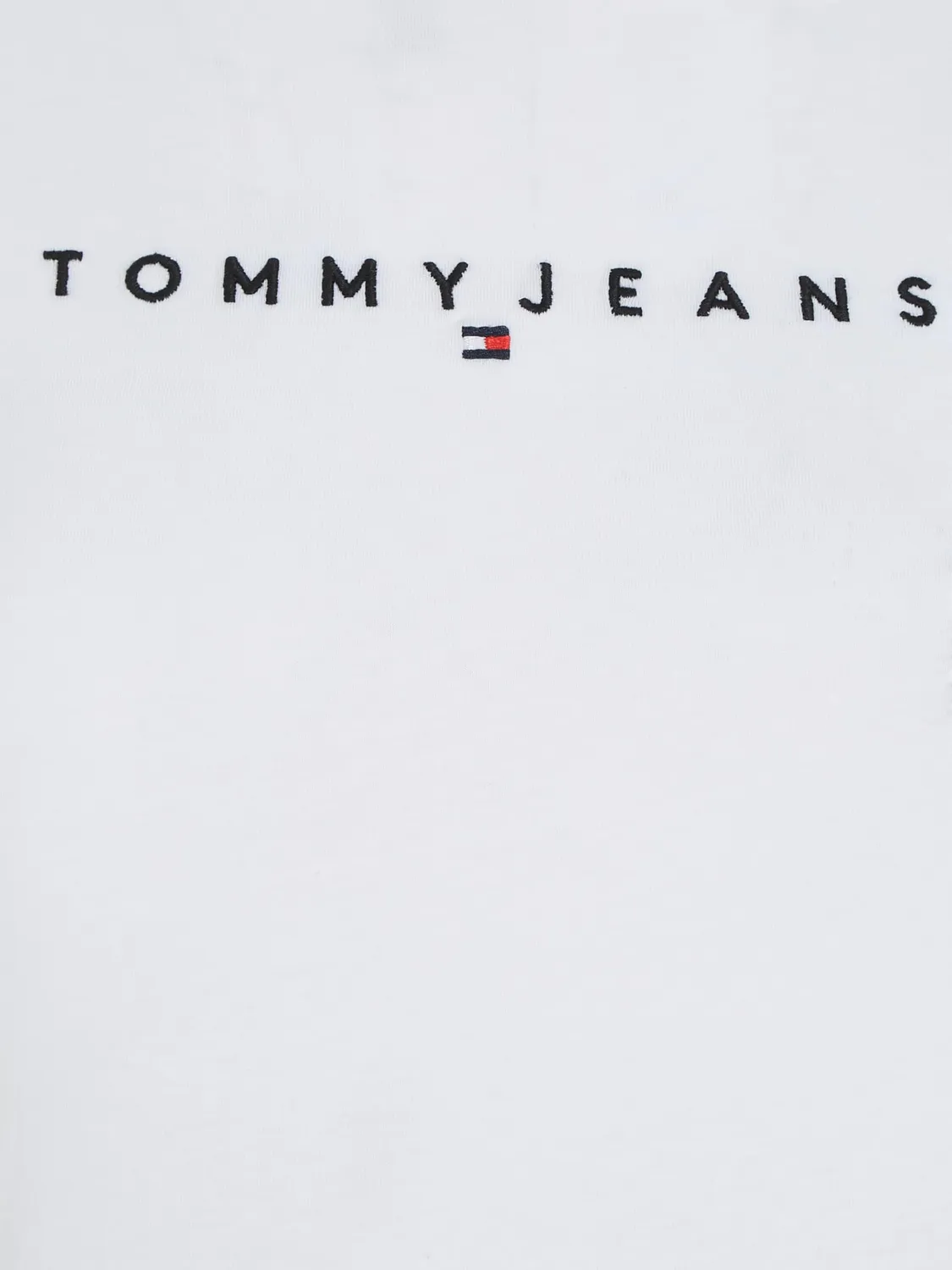 Tommy Jeans Linear Slim Tee T-Shirt Weiß 1XL Damen