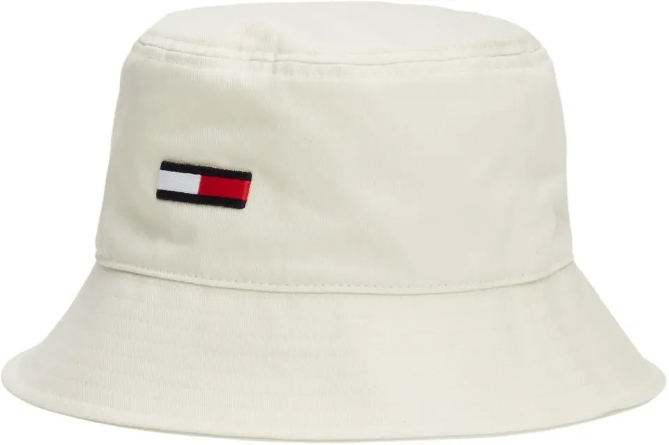 Tommy Jeans Newsprint Fischerhut Einheitsgröße Elfenbein