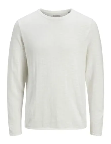 JJ Rebel Jrebnature Slub Knit Pullover L Baumwolle