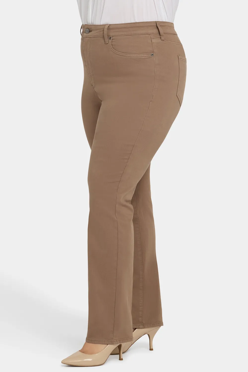 NYDJ Marilyn Straight Plus Jeans Elmwood