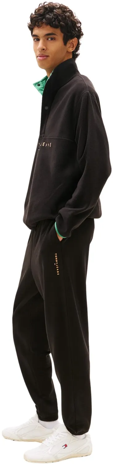 Tommy Jeans TJM Linear Sweatpant Trainingshose M Schwarz