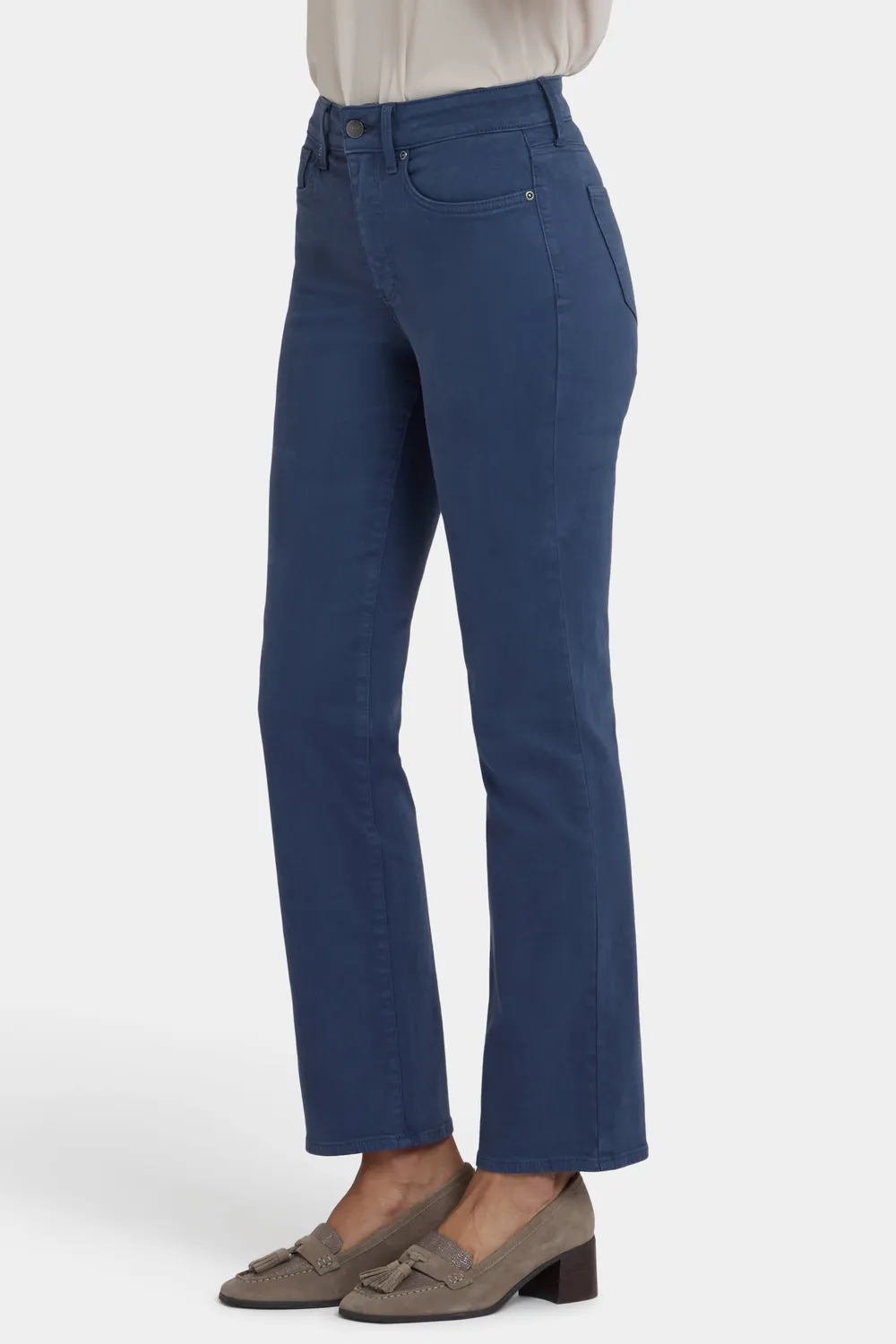 NYDJ Marilyn Straight Jeans Vintage Navy High Rise