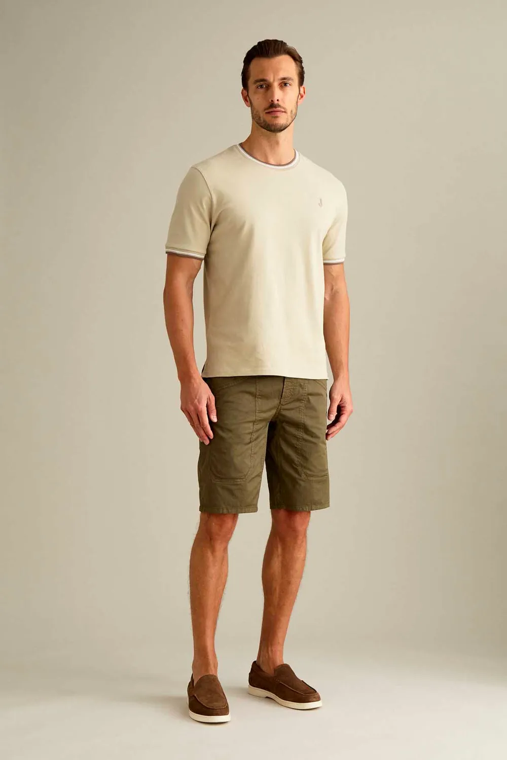 Jeckerson Jayden Toppa Bermuda Slim Fit militärgrün