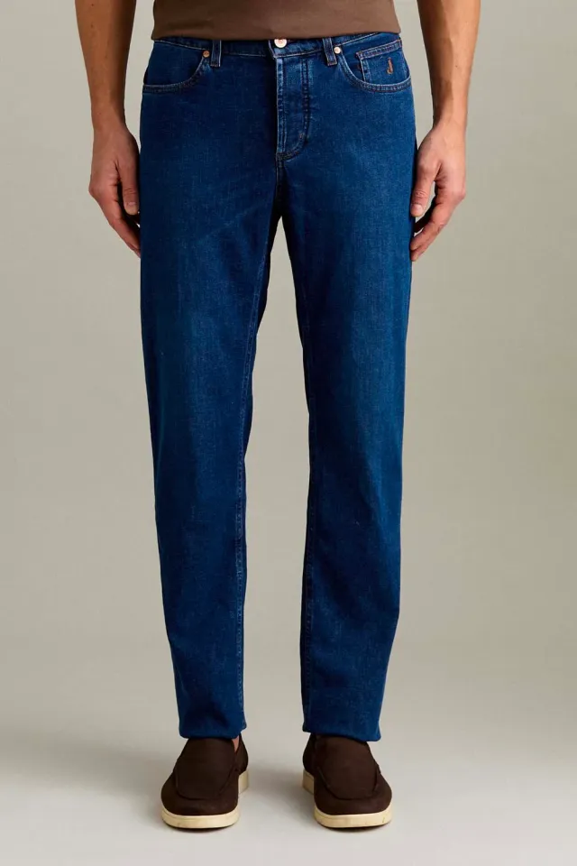 Jeckerson Jasper Jeans Dunkelblau Regular Fit