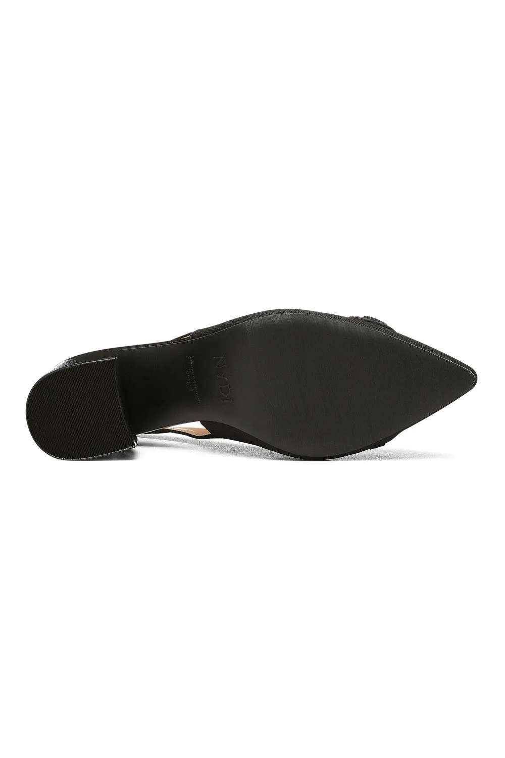 NYDJ Sanya Slingback Heels Schwarz Denim