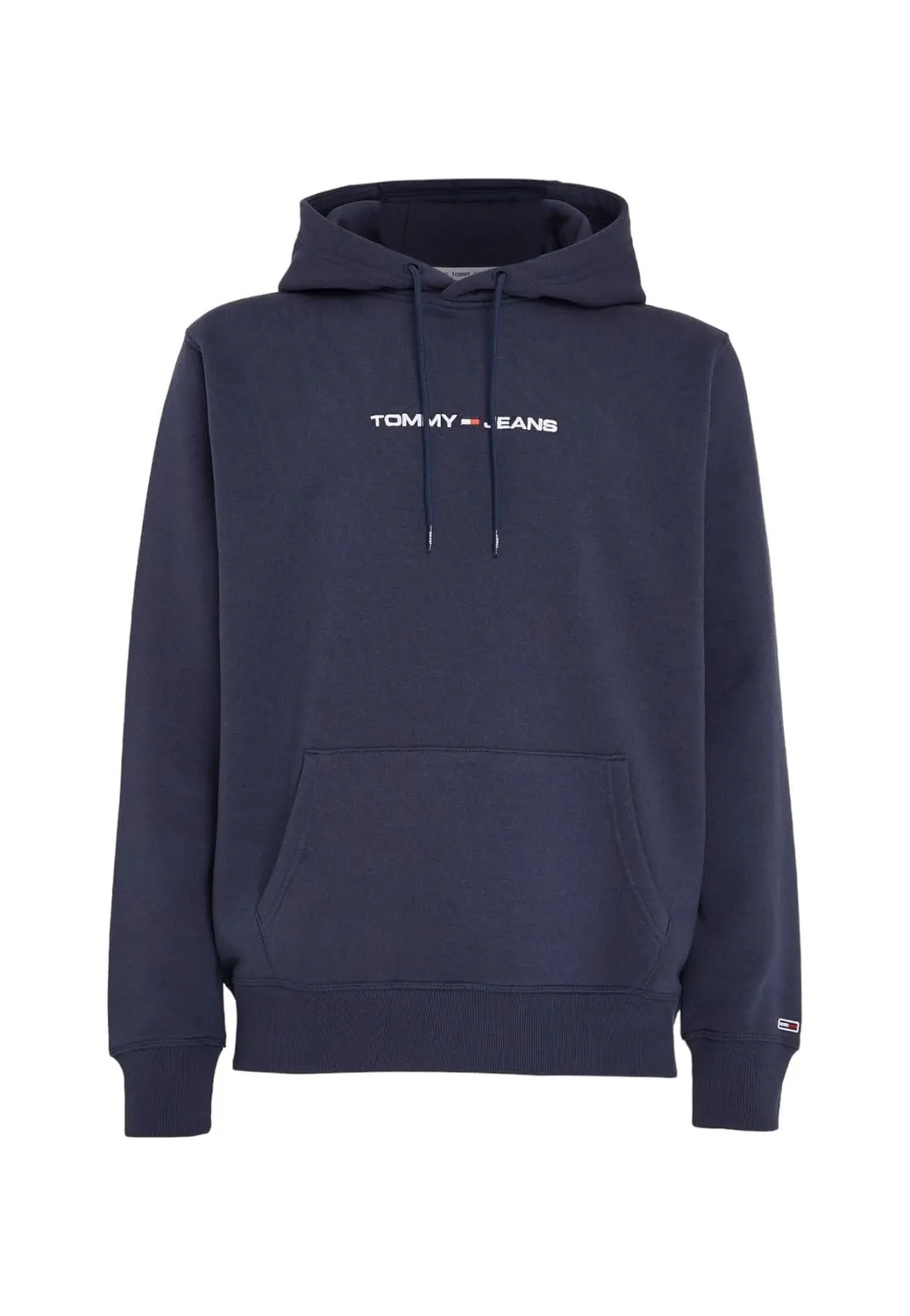Tommy Jeans Hoodie Herren Kapuzenpulli Schwarz S Baumwolle