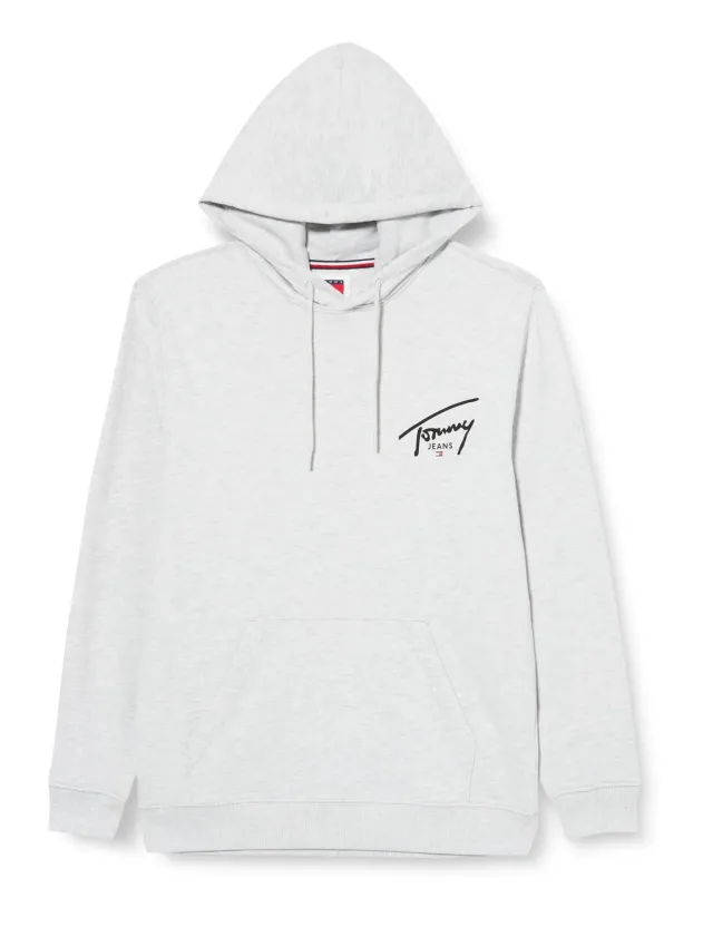 Tommy Jeans Entry Graphic Hoodie Silver Grey XXL