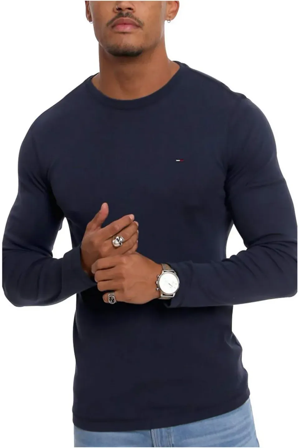 Tommy Jeans TJM Original Langarmshirt L Baumwolle