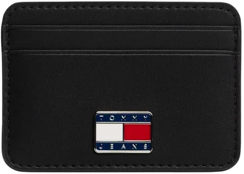 Tommy Jeans Cool Kartenetui Damen schwarz 9x7 cm