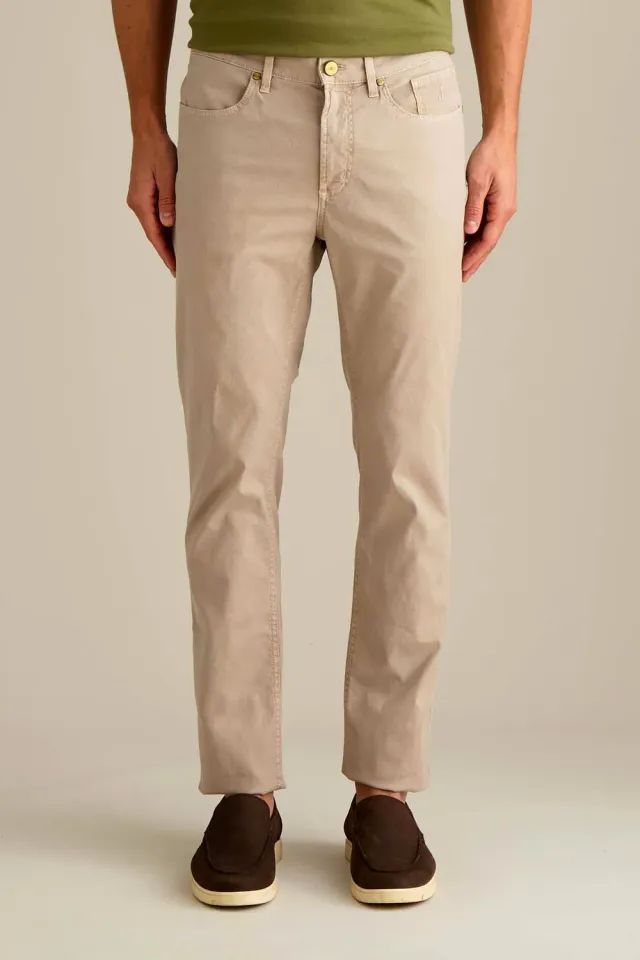 Jeckerson Jordan Chino Slim Fit beige zement