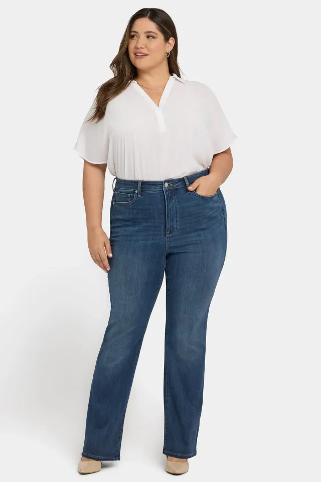 NYDJ Barbara Bootcut Jeans Serendipity Plus Size dunkelblau
