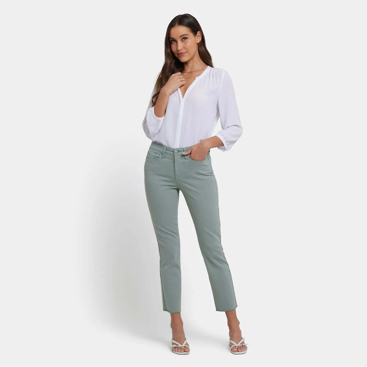 NYDJ Sheri Slim Ankle Jeans Mistletoe